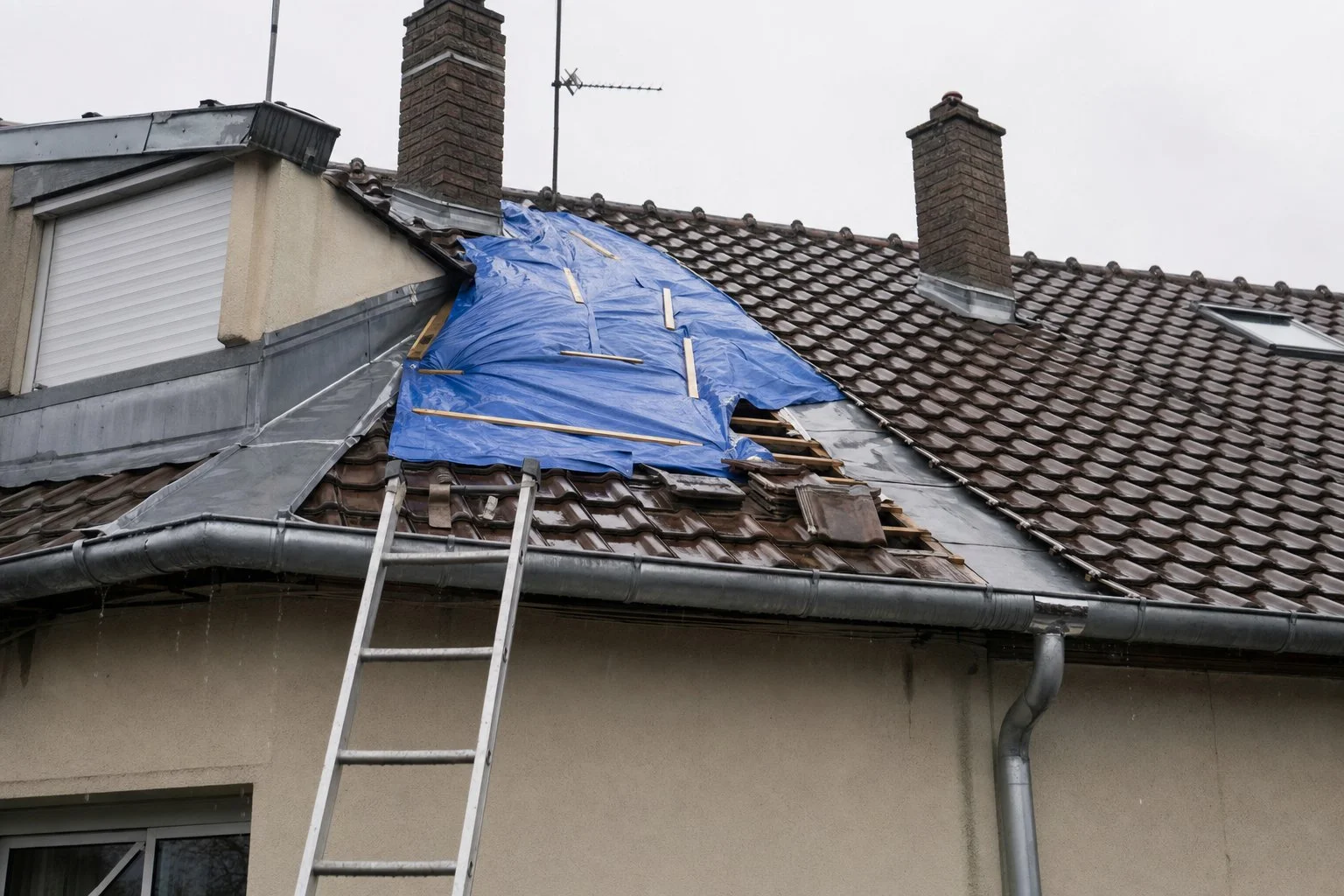 Bâchage de toiture urgence Ivry-sur-Seine