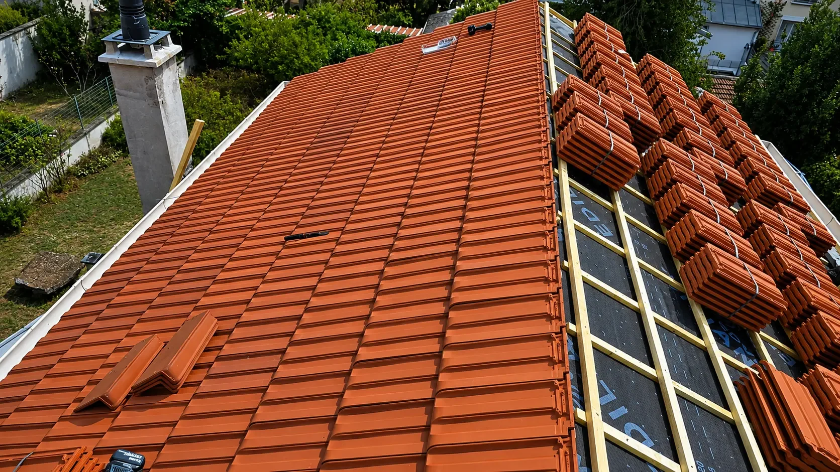Pose de couverture en tuiles Ivry-sur-Seine